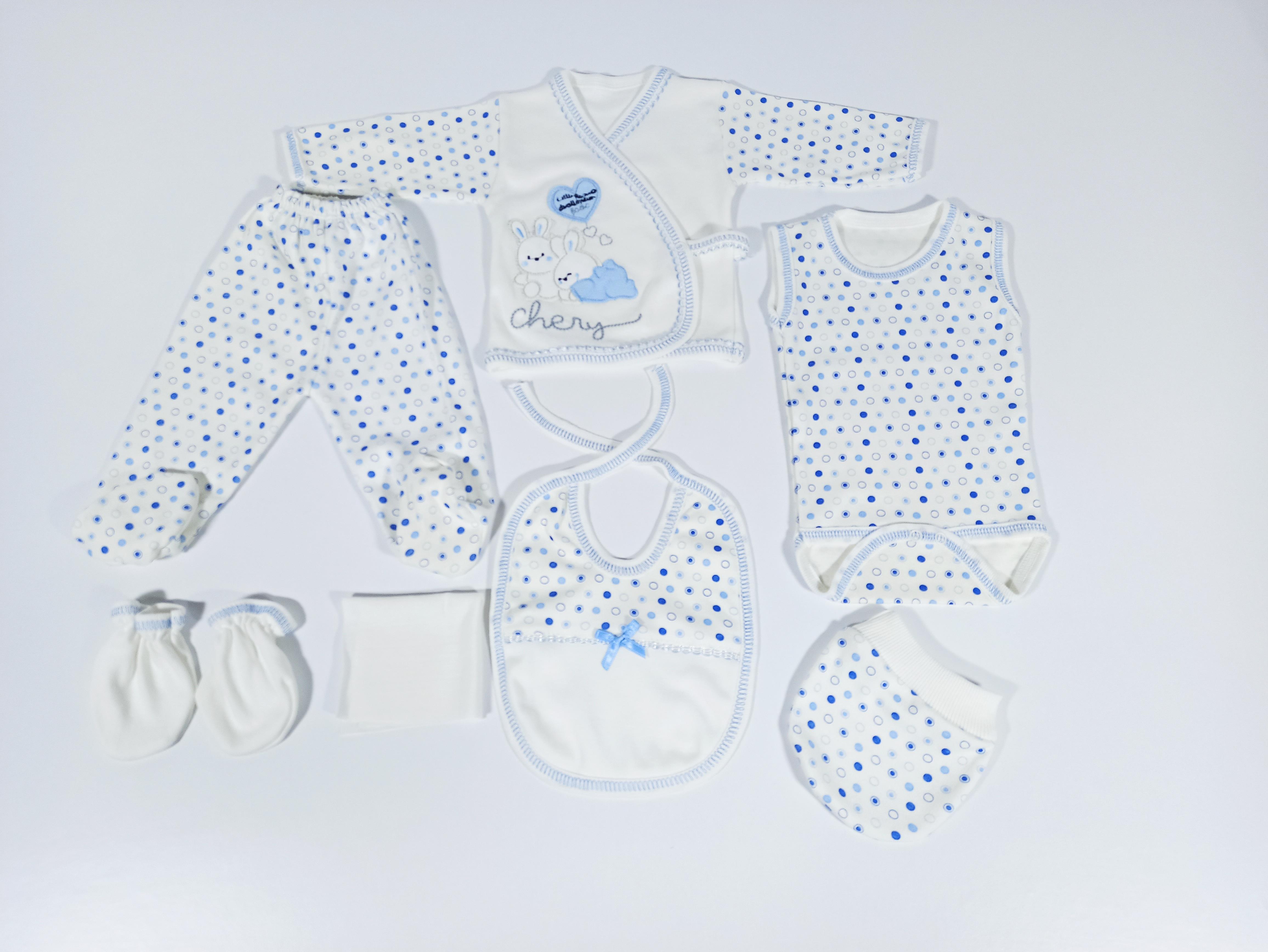 BOMBİNOO 7 PARÇA ZIBIN HASTANE ÇIKIŞ SETİ «