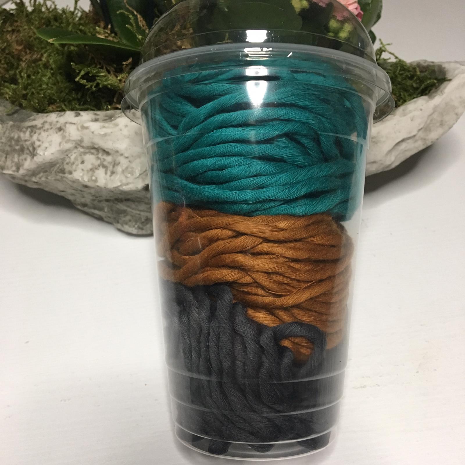 RENKLİ MAKROME İPİ 3 MM «