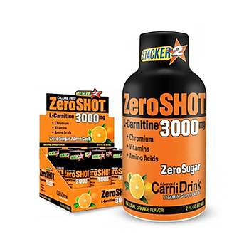 Stacker Zeroshot L-Carnitin Orange 3000 Mg 12X60 ML