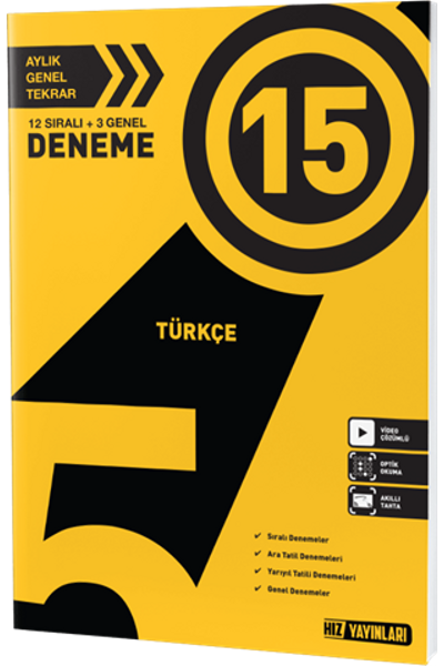Hýz 5.Sýnýf Türkçe 15 li Deneme (2020-2021)