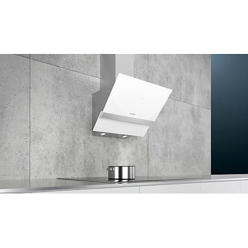 Siemens LC65KAJ20T 60 cm Beyaz Cam Davlumbaz