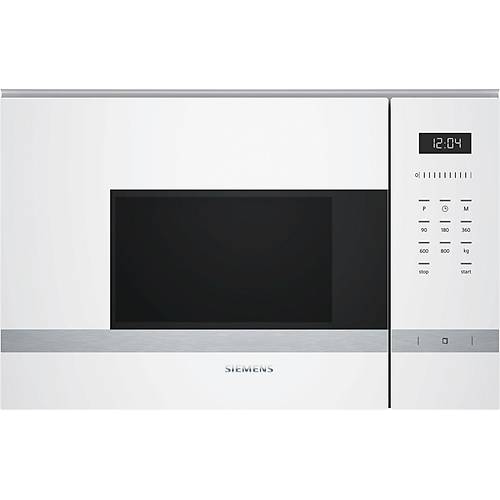 SIEMENS BF525LMW0 BEYAZ ANKASTRE MKRODALGA 20 LT