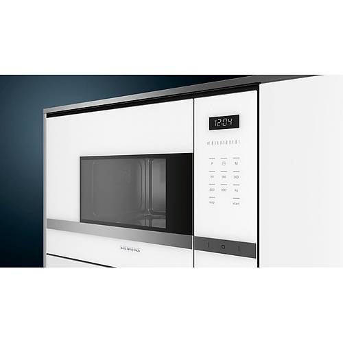 SIEMENS BF525LMW0 BEYAZ ANKASTRE MKRODALGA 20 LT
