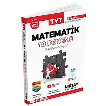 TYT Matematik 10 Deneme Kitabý Miray Yayýnlarý