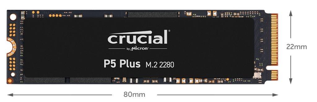 Crucial P5 PLUS 500GB CT500P5PSSD8 6600-4000 MB/s NVMe PCIe Gen 4 M.2 SSD