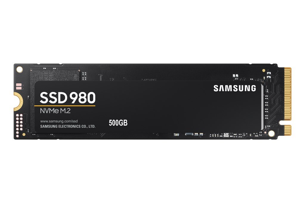 SAMSUNG 980 NVME 500GB PCIe M.2 SSD 3100/2600 MZ-V8V500BW
