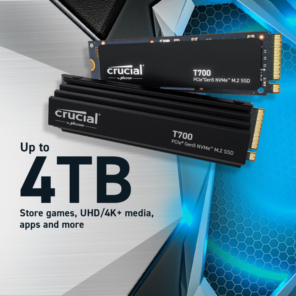 Crucial t700 1tb pcie gen5 nvme m 2 ssd ct1000t700ssd5 so utuculu