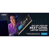 Crucial 32GB Kit (2x16GB) DDR5 5200 SODIMM CL42 (16Gbit) NOTEBOOK