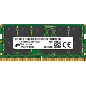 Micron DDR5 ECC SODIMM 16GB 1Rx8 4800 CL40 SERVER RAM BELLEK MTC10C1084S1TC48BR