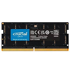 Crucial 64GB DDR5-5600 SODIMM CL46 NOTEBOOK RAM BELLEK CT64G56C46S5