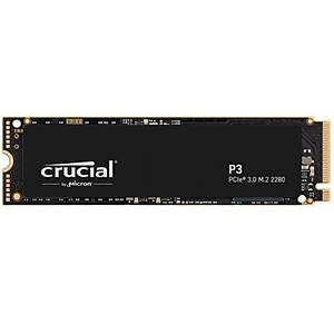 Crucial P3 500GB  3D NAND NVMe PCIe M.2 SSD (3500-1900 MB/s) CT500P3SSD8
