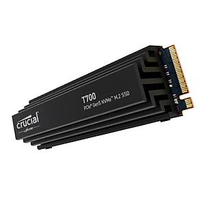 Crucial T700 2TB PCIe Gen5 NVMe M.2 SSD CT2000T700SSD5 SO�UTUCULU heatsink