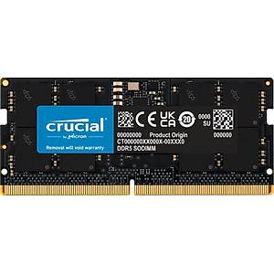 Crucial 32GB DDR5 5200 SODIMM CL42 (16Gbit) NOTEBOOK RAM BELLEK CT32G52C42S5