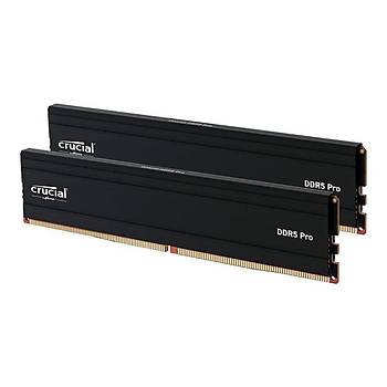 Crucial Pro 128GB Kit (2x64GB) DDR5-5600 UDIMM CL46 MASAST PC RAM BELLEK CP2K64G56C46U5