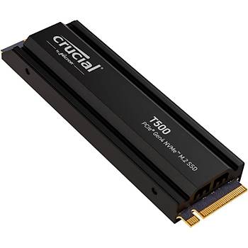 Crucial T500 2TB PCIe Gen4 NVMe M.2 SSD (7400-7000 MBs) CT2000T500SSD5 Soğutuculu