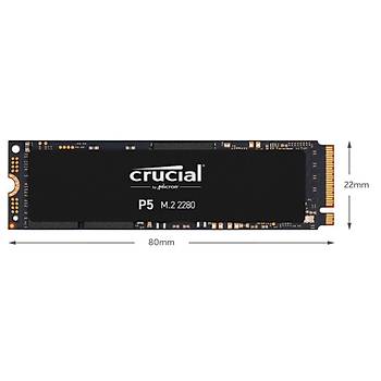 Crucial P5 2TB CT2000P5SSD8 3400-3000 MB/s NVMe PCIe M.2 SSD