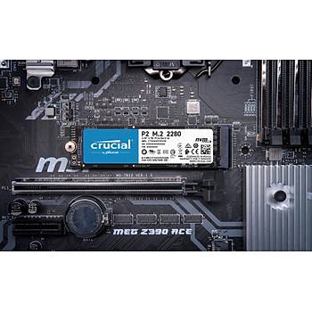 Crucial P2 1TB NVMe PCIe M2 SSD (2400-1800 MB/s) CT1000P2SSD8