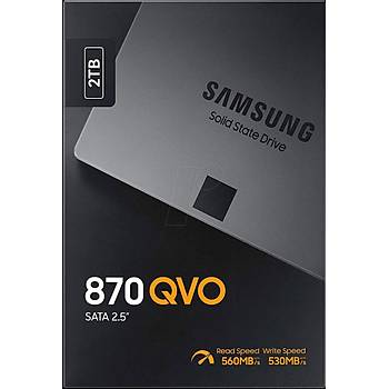 SAMSUNG 870 QVO 2TB SSD SATA3 2,5 (560/530MB/S) MZ-77Q2T0BW
