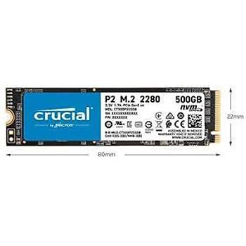 Crucial P2 2TB NVMe PCIe M2 SSD (2400-1900 MB/s) CT2000P2SSD8