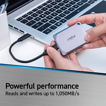 Crucial  X9 Pro 4TB Taşınabilir SSD 1050 MB/s USB 3.2 Gen-2 CT4000X9PROSSD9