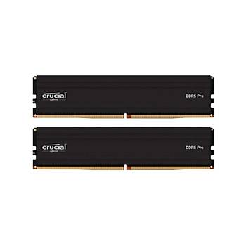 Crucial Pro 128GB Kit (2x64GB) DDR5-5600 UDIMM CL46 MASAST PC RAM BELLEK CP2K64G56C46U5
