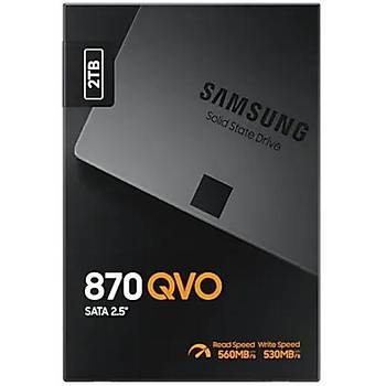 SAMSUNG 870 QVO 2TB SSD SATA3 2,5 (560/530MB/S) MZ-77Q2T0BW
