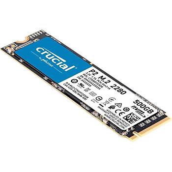 Crucial P2 500GB NVMe PCIe M2 SSD (2300-940 MB/s) CT500P2SSD8