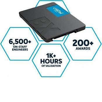 Crucial BX500 500GB SSD 550-500 3D NAND SATA 2.5 CT500BX500SSD1
