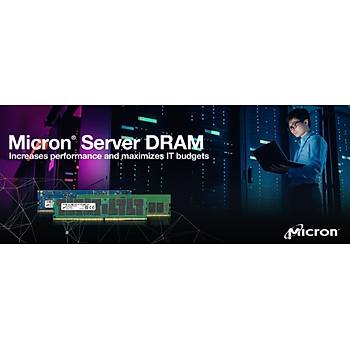 Micron DDR4 RDIMM 16GB 1Rx4 3200 CL22 (8Gbit) SERVER RAM BELLEK MTA18ASF2G72PZ-3G2R