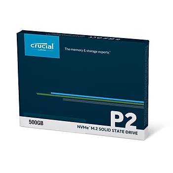 Crucial P2 500GB NVMe PCIe M2 SSD (2300-940 MB/s) CT500P2SSD8