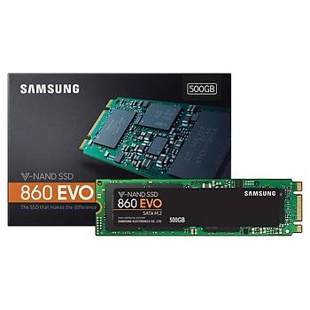 SAMSUNG 500GB 860 EVO M.2 SATA SSD (550/520MB/S) MZ-N6E500BW