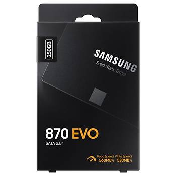 SAMSUNG 870 EVO 250GB SSD SATA3 2,5 (560/530MB/S) MZ-77E250BW