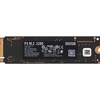 Crucial P5 500GB CT500P5SSD8 3400-3000 MB/s NVMe PCIe M.2 SSD