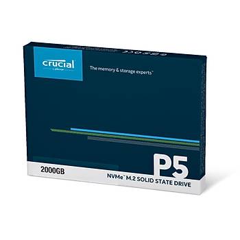 Crucial P5 2TB CT2000P5SSD8 3400-3000 MB/s NVMe PCIe M.2 SSD