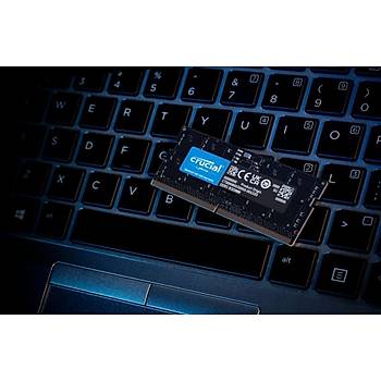 Crucial 64GB Kit (2x32GB) DDR5 5200 SODIMM CL42 (16Gbit) NOTEBOOK RAM BELLEK CT2K32G52C42S5