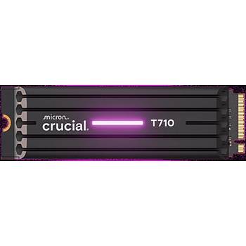 Crucial T710 1TB PCIe Gen5 NVMe M.2 SSD CT1000T710SSD5 Heatsink Soutuculu