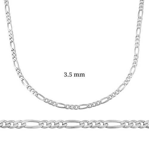 3.5 mm Gm Figaro Zincir - 100 mikron