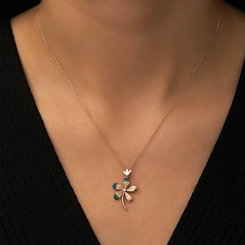 Gm Rose iek Bayan Kolye