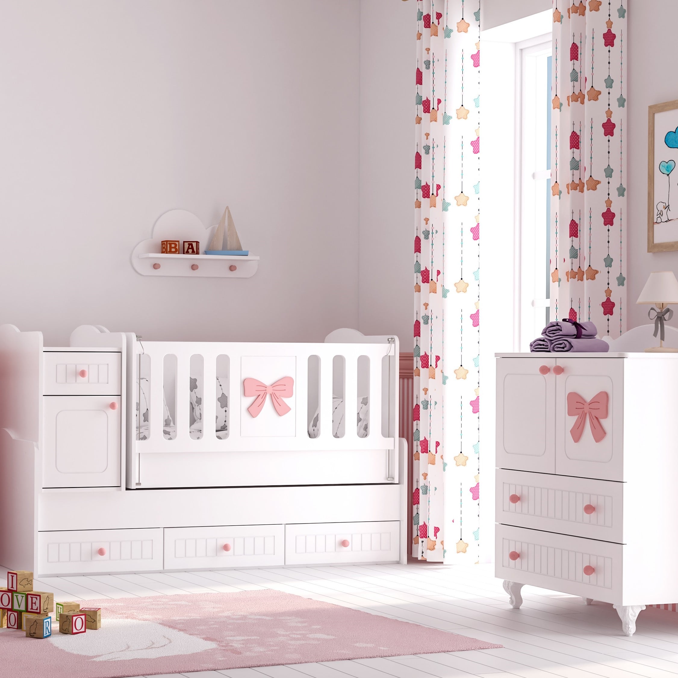 Sultan Bebek Odası Takımı Kız Bebek