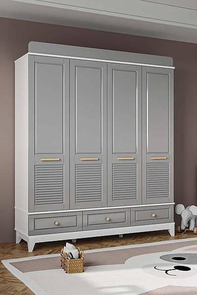 BERGAMA GR 4 Kapl Dolap, 182x50cm