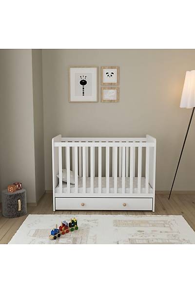 RO ekmeceli Kademeli Bebek Karyolas 60x120
