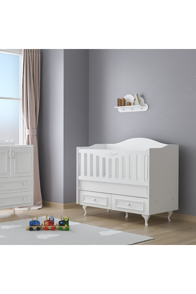 MLAS 2 ekmeceli Sallanr Bebek Karyolas 60x120
