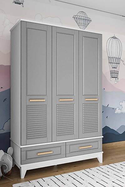 BERGAMA GR 3 Kapl Dolap, 122x50cm