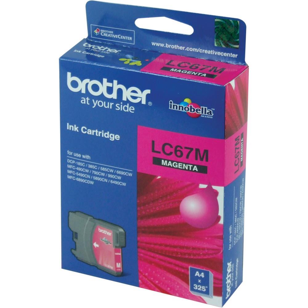 Brother LC67M 450 Sayfalık Kırmızı Orijinal Kartuş
