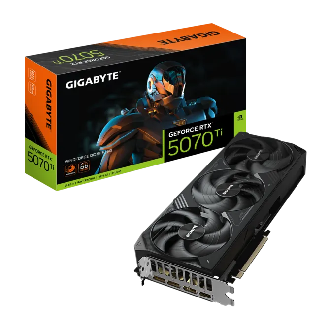 Gigabyte GV-N507TWF3OC-16GD 16 GB GDDR7 GeForce RTX 5070 Ri WindForce 3 OC 256Bit NVIDIA Ekran kartı