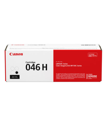 Canon 1254C002 CRG-046BK 6.300 Sayfalık Yüksek Kapasiteli Siyah Orijinal Lazer Toner