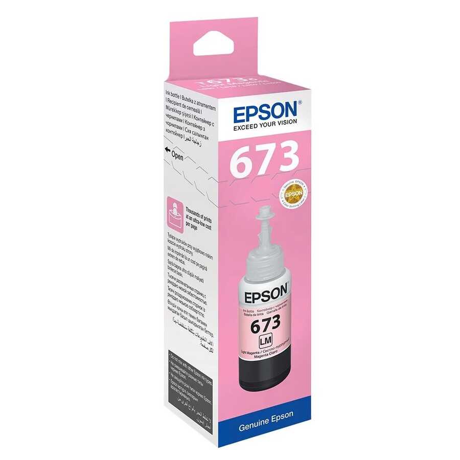 Epson C13T67364A 673 M 70ml Açık Kırmızı Orijinal Mürekkep