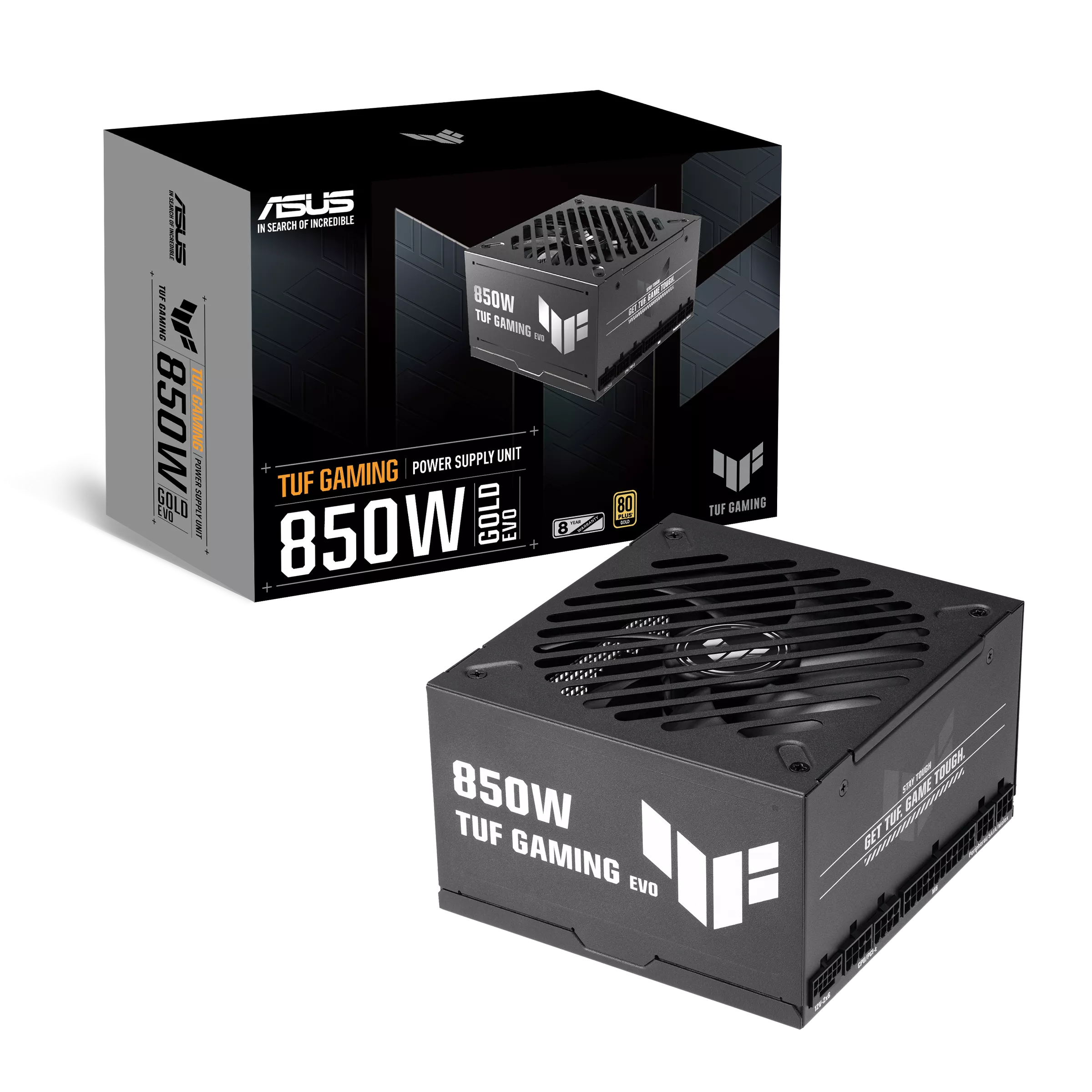 Asus TUF-GAMING-850G-EVO 850W 80 Plus Gold 12cm Fanlı Full Modüler PCIe 5.1 ATX 3.1 Power Suplly