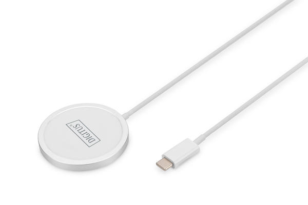 Digitus DA-10080 15W MAgSafe Uyumlu Kablosuz Şarj Pad