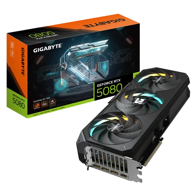 Gigabyte GV-N5080GAMING OC-16GD 16 GB GDDR7 GeForce RTX 5080 Gaming OC 256Bit NVIDIA Ekran Kartı